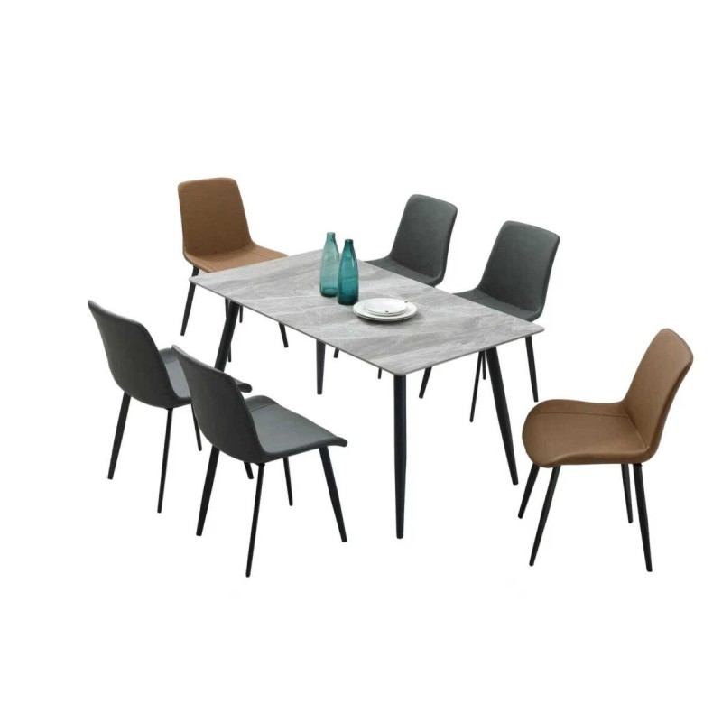 TABLE BLANC MARBRE C128 1300 × 700 TABLE-C128