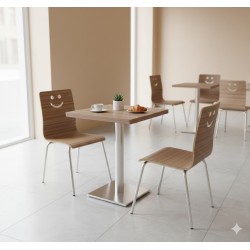 TABLE DE RESTAURANT CARREE H237 600 × 600 TABLE-H237