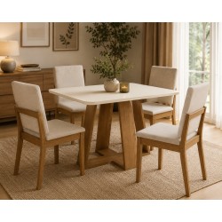 TABLE LINS RECTANGLE SC155-128 1200 × 800 × 800 TABLE-LINS-SC155-128-RECT