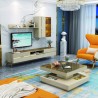TABLE TV 92352 2000 × 400 × 450 BEIGE DORE TABLETV-92352
