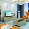 TABLE TV 92963 2000 × 400 × 450 BEIGE DORE TABLETV-90963
