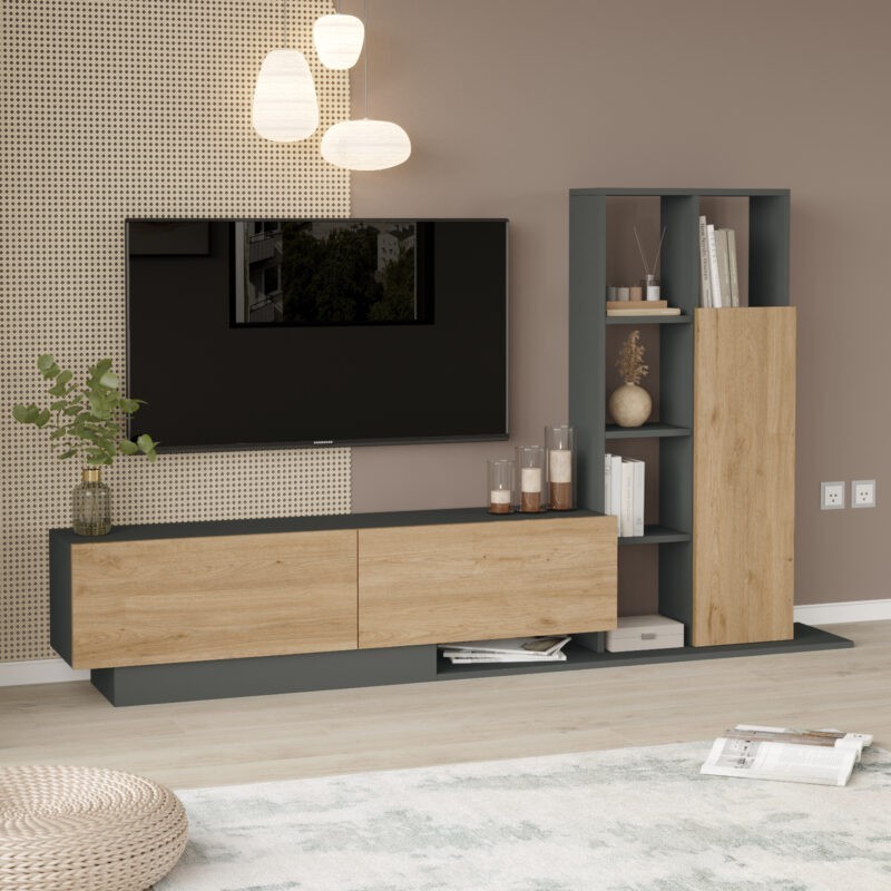 TABLE TV AVEC COLONNE BE1-SA BE1-SA-TV