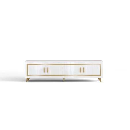 TABLE TV GOLD OR/BLANC 207 GOLD-TV
