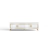 TABLE TV GOLD OR/BLANC 207 GOLD-TV