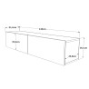 TABLE TV SUSPENDU FR10-A-TV