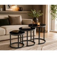 TABLE BASSE / 3 GIGOGNE 19B 50 + 45 + 40
