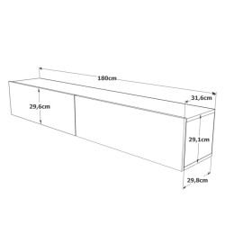 TABLE TV SUSPENDU FR8-A-TV