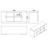 TABLE TV VO6-W-TV TV -VO6-W