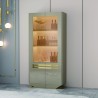 VITRINE BEIGE DORE 900 × 400 × 1900 90966 VITR-90966