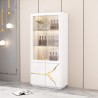VITRINE BLANC DORE 900 × 400 × 1900 92645 VITR-92645