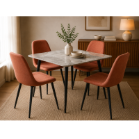 TABLE 8080 CARRÉE 80 X 80 GRIS