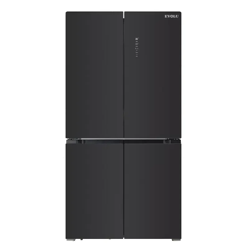 BCD-446W - REFRIGERATEUR AMER. EVOLU 4 PORTES 436L NOIR VITR | Electro Meuble