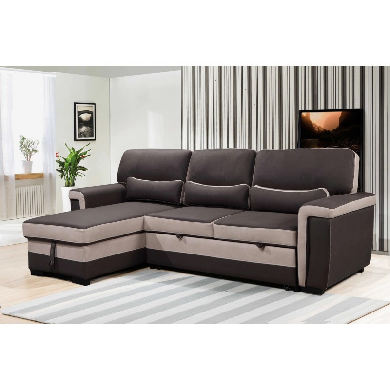 CANAPE ANGLE CONVERTIBLE 249 × 152 × 92CM ANGLE REVERSIBLE H8258