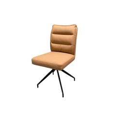 CHAISE CUIR PIVOTANTE CY903 ORANGE CHAISE-CY903
