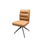CHAISE CUIR PIVOTANTE CY903 ORANGE CHAISE-CY903