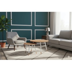 TABLE BASSE /2 CIGOGNE 500 × 500 × 380 700 × 700 × 430 605 CHENE 605CHENE-TB
