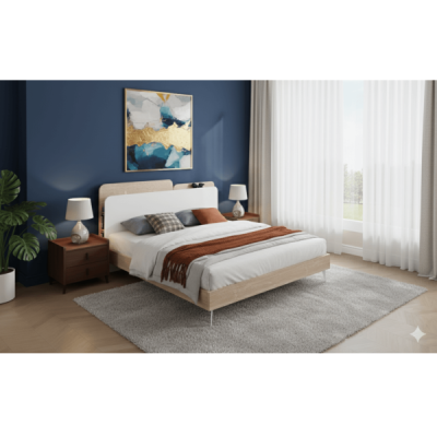 LIT 160 X 200 DZ46 CHENE BLANC / CHARG USB