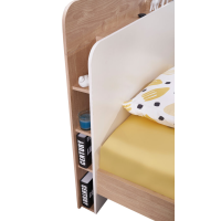 LIT 160 X 200 DZ46 CHENE BLANC / CHARG USB