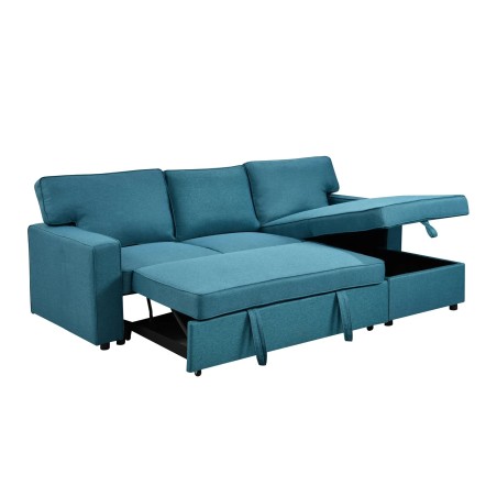 CANAPE LIT D'ANGLE BONO REVERSIBLE AZUR BONO-85AZUR