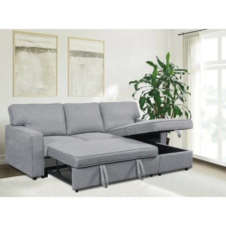 CANAPE LIT D'ANGLE BONO REVERSIBLE MISTY BONO-83MIST