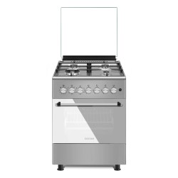 CUISINIERE OCEAN 4FG + FE INOX 60 × 60 OCMR6640-14ICCE