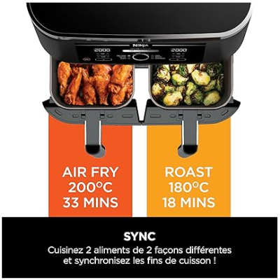 Ninja Foodi Friteuse 9,5 L - 6 modes de cuisson