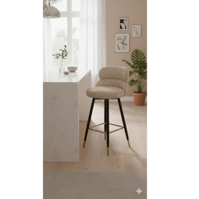 CHAISE DE BAR MODERNE SCANDINAVE HL01 ROTATIVE À 360
