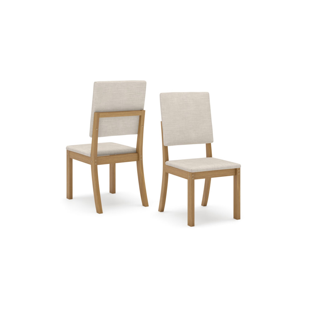 CHAISE BOIS MILLA 415 X 945 X 535 BEIGE S35 - 510