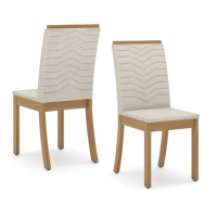 CHAISE BOIS ISA 415 X 955 X 550 BEIGE S11 - 502