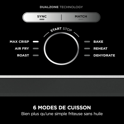 Ninja Foodi Friteuse 9,5 L - 6 modes de cuisson