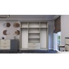 CHAMBRE A COUCHER 1600 × 200 LILA LIT+2TDC+COIFFEUSE+ARMOIRE CHAMBRE-LILA