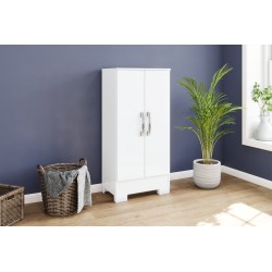 ARMOIRE DE RANGEMENT 2P BLANC BS03-10 ARM-BS03-10