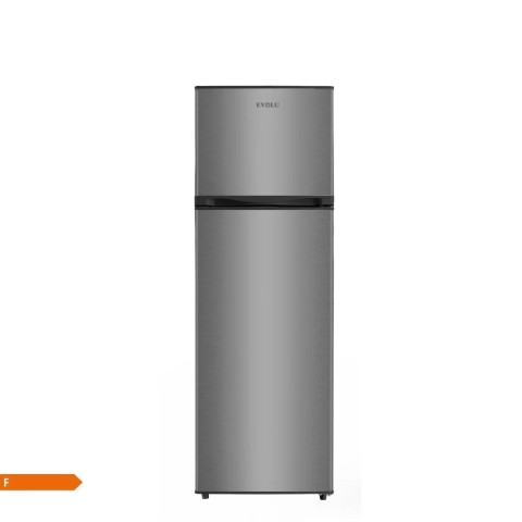 EVOLU REFRIGERATEUR 2 PORTES 258L GRIS