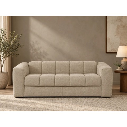STELLA SAND CANAPE CONVERTIBLE 3 PLACES 209 × 99 × 70CM STELLA-02SAND