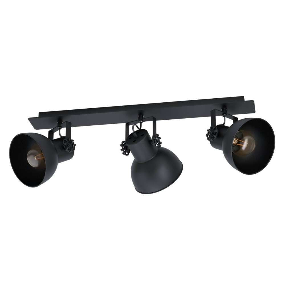 SPOT 3X40W E27 NOIR MAT