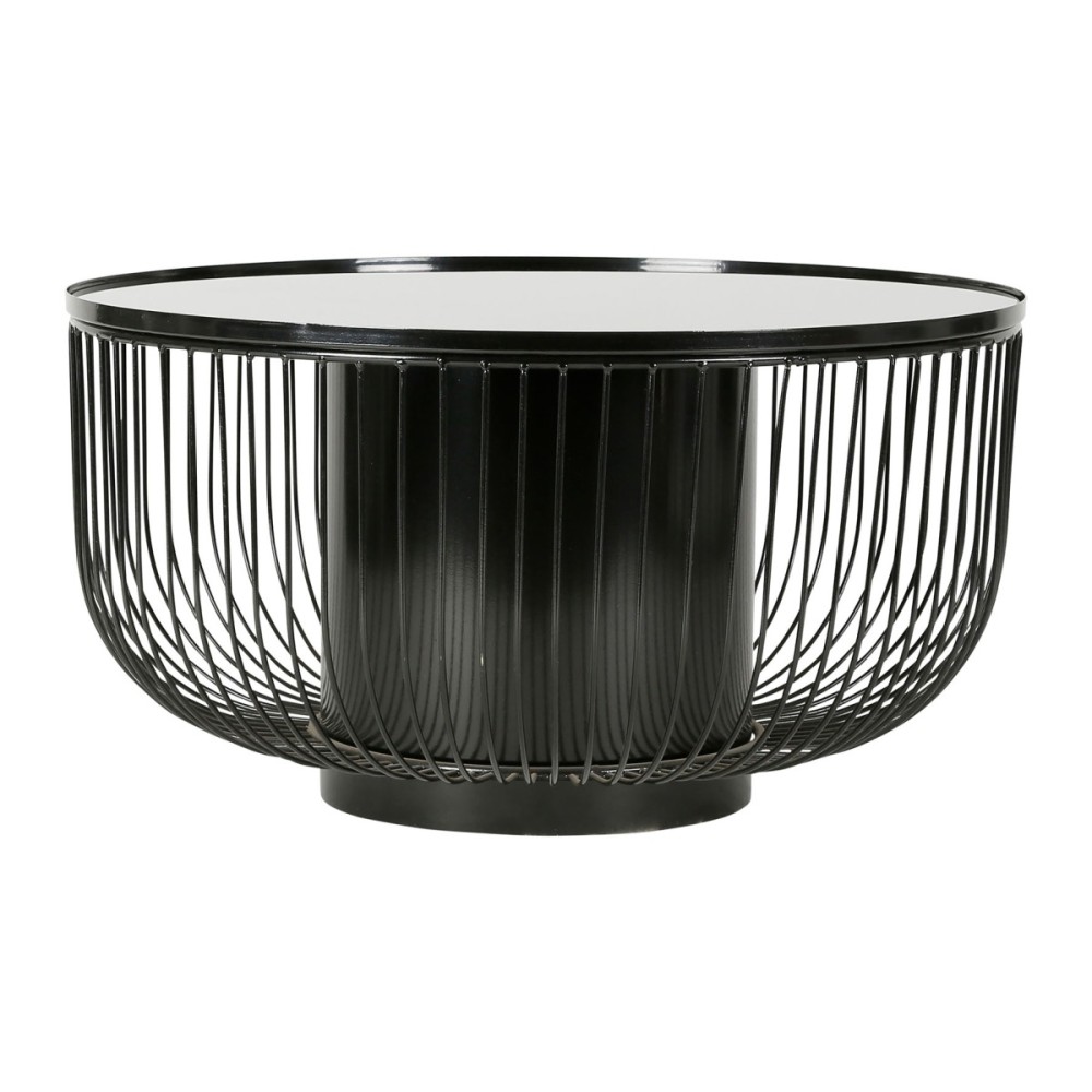 TABLE BASSE LAB NOIR D75XH40CM