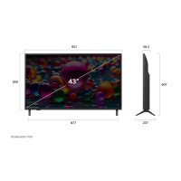 Téléviseur 43 pouces LG - TV 108CM LED - FHD STV