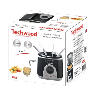 Techwood Fondue Friteuse 1L - 950W