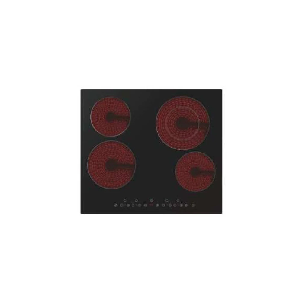 Plaque vitrocéramique 4 feux DEROSSO - 6000W T.SENS DR-4F60V