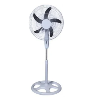 Ventilateur sur pied rond  7LINE 50CM 3VIT 5PALES 230V 60W GRIS FD-50A