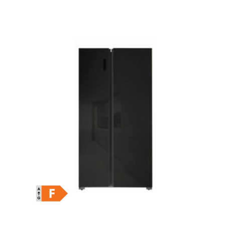 RÉFRIGÉRATEUR AMÉRICAIN DEROSSO 502 L NO FROST VERRE NOIR DRK-SBS