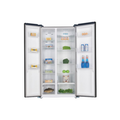 RÉFRIGÉRATEUR AMÉRICAIN DEROSSO 502 L NO FROST VERRE NOIR DRK-SBS