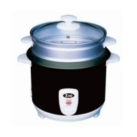 Cuiseur à riz 7LINE RICE COOKER+PB 1.5L 500W NOIR INT EN INOX RC-5NPI