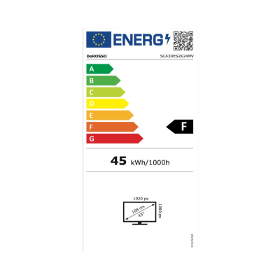 Téléviseur LED FHD 43’’SMART TV (ECRAN SANS BORDS)