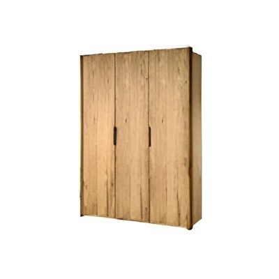 Armoire MALINA 3P/T BOIS TEAK (2 COLIS) SHBR32_1013_NC