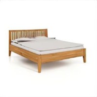 Lit MALINA - 140X190 cm BOIS - TEAK (3COLIS) SHBR32_5475T
