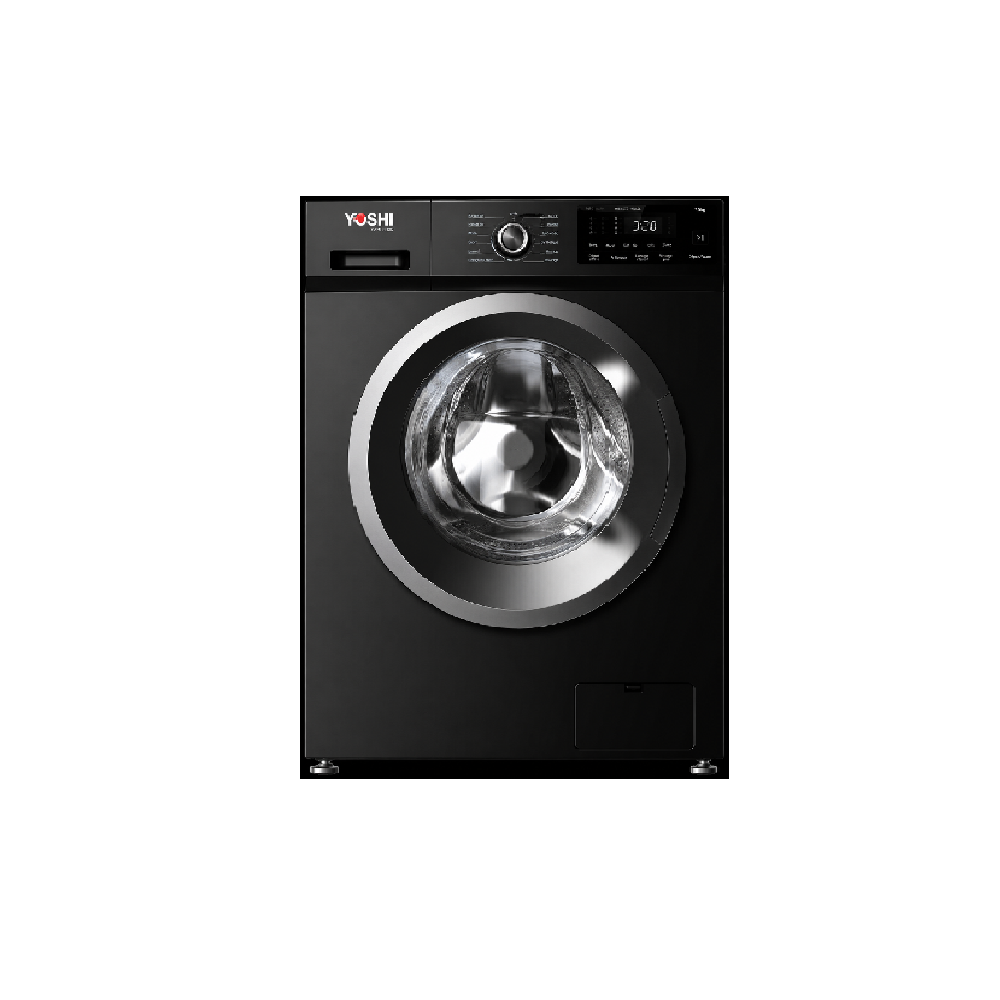 Machine à laver DEROSSO 8KG 1200T INVERTER A NOIR DRS-WM081200-B
