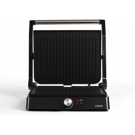 DOC223 - GRILL PANINI ET VIANDE LIVOO 2000W ACIER INOXYDABLE | Electro Meuble
