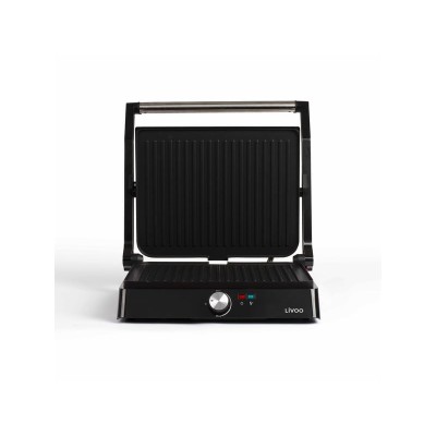 DOC223 - GRILL PANINI ET VIANDE LIVOO 2000W ACIER INOXYDABLE | Electro Meuble