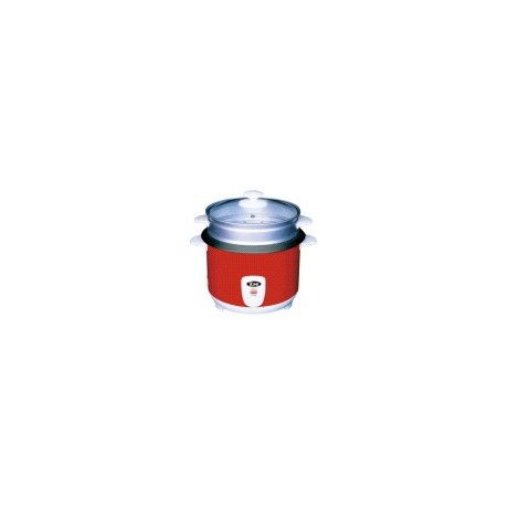Cuiseur à riz 7LINE -  0.6L 300W - POT TEFLON - Rouge  RC-3RPT